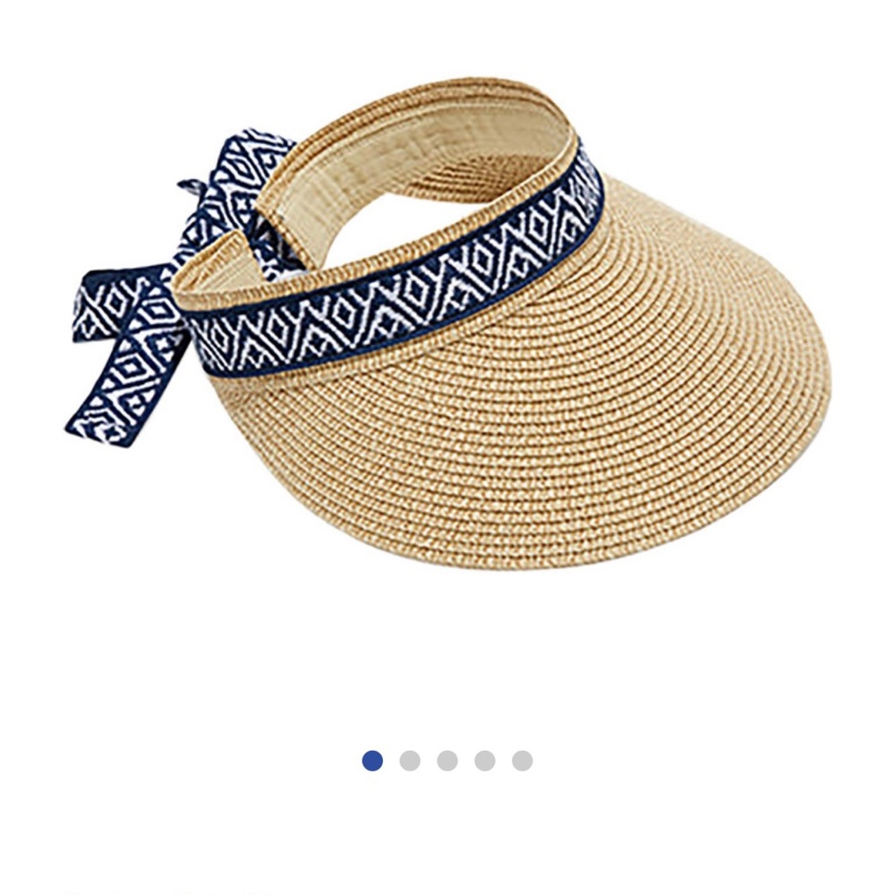 Brand new with tags Sea & Grass visor with tie back.